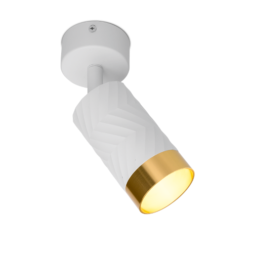 Светильник WOLTA WSL-GU10/S09WG под лампу GU10 Белый / Золотой LINEA - фото 4.