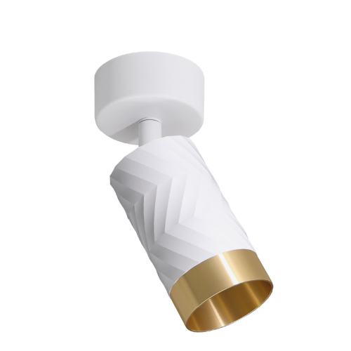 Светильник WOLTA WSL-GU10/S09WG под лампу GU10 Белый / Золотой LINEA - фото 8.