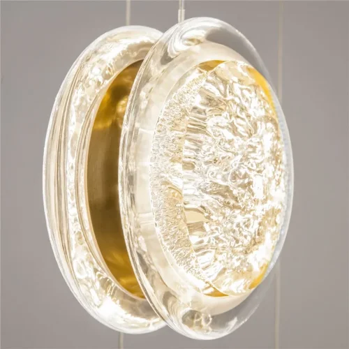 Подвесной светильник Pharao 3000К 56Вт (Черный и Латунь) - фото 2