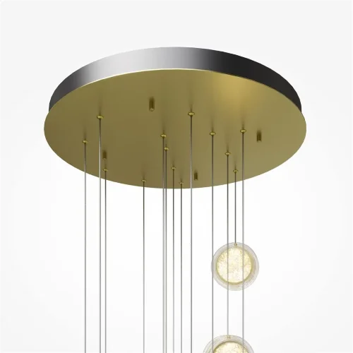 Подвесной светильник Pharao 3000К 56Вт (Черный и Латунь) - фото 11