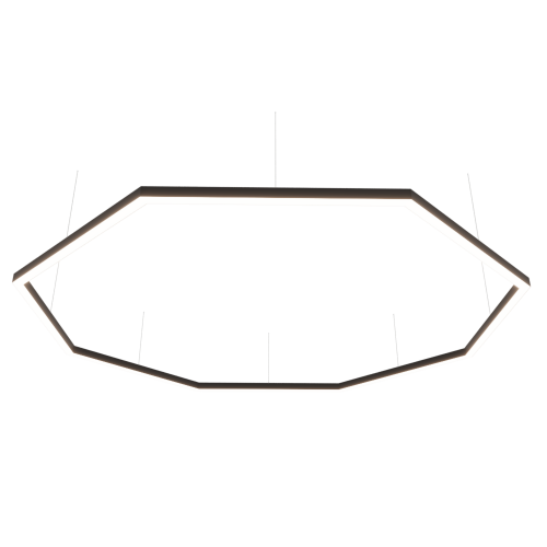 Светильник WOLTA PRO КОНТУР ОКТА ДСО03-288-601-4К-Ч Матовый - фото 1.