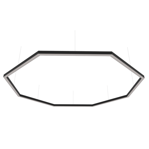 Светильник WOLTA PRO КОНТУР ОКТА ДСО03-288-601-4К-Ч Матовый - фото 2.