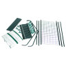 UGH-R10 H125 GREEN-WHITE Парник-стеллаж для рассады, 3 полки, 60x40x125см, Металлическая труба в ПВХ, цвет зеленый, Тент из армированного полиэтилена 135г-м2, цвет сетки белый, TM ФитоЛето - фото 2