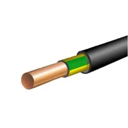 Кабель ВВГнг(А)-LS 1х6 ОК Ж/З 0.66кВ (бухта) (м) АЛЬФАКАБЕЛЬ 65601