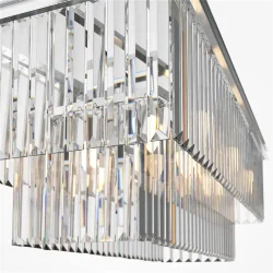 Подвесной светильник Revero E14х8 (Хром)