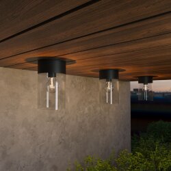 Уличный потолочный светильник 35085/F черный