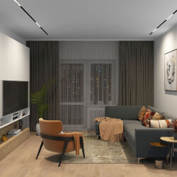 Линейный светильник SMART LINEAR 18W DIM 3000K-6000K черный, Denkirs DK8004-BK