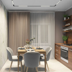 Линейный светильник SMART LINEAR 18W DIM 3000K-6000K черный, Denkirs DK8004-BK