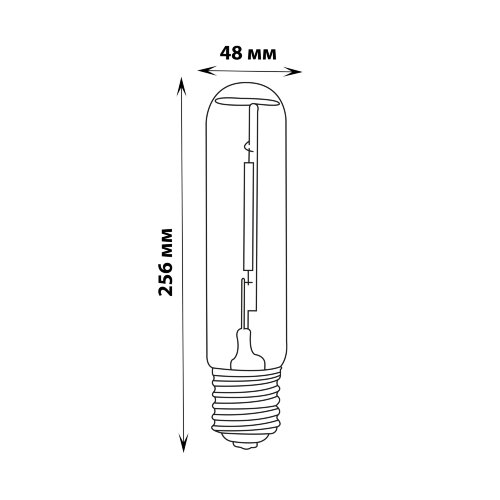 HSL-T48-250-2000K-E40-CL PLANT Лампа натриевая высокого давления для растений, Форма T, прозрачная, Теплый белый свет 2000К + спектр для фотосинтеза, Картон, ТМ ФитоЛето - фото 9