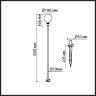 Ландшафтный светильник «ODEON LIGHT» 7121/2GL, серия: DANDE (крепление на основание; колышек). Фото 3.