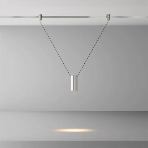 Трековый подвесой светильник Focus Led Flarity 3000K 12Вт 36° (Платина) - фото 4