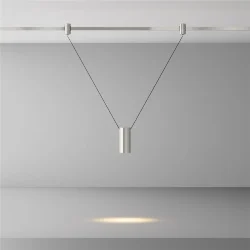 Трековый подвесой светильник Фокус / Focus Led Flarity 3000K 12Вт 36° (Платина) TR157-1-12W3K-PT