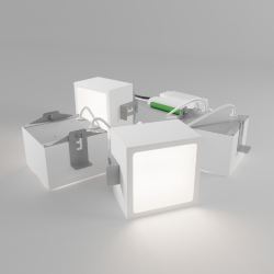 Светильник WOLTA PRO ГАЛАКТИКА ДВО10-36-051-5К-Б с БАП ЕМ3 Матовый