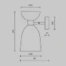 Настенный светильник (бра) Клош / Cloches E14х1 (Бронза) MOD113WL-01W - фото 7