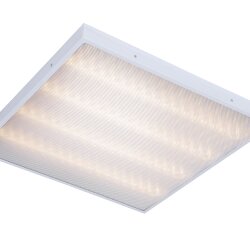 Универсальный офисный светодиодный светильник Армстронг 40 Вт IP44 595x595x40 мм 3000K Призма