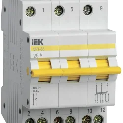 Выключатель-разъединитель трехпозиционный 3п ВРТ-63 25А KARAT IEK MPR10-3-025