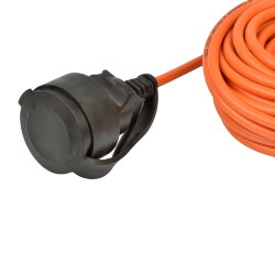 UG -UCK-1N-2x0.75-20M-O IP44 ORANGE Удлинитель силовой в бухте, б-з, 1гнездо, 20м ПВС 2х0.75, 6A, Оранжевый, TМ Uniel