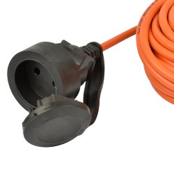 UG -UCK-1N-2x0.75-20M-O IP44 ORANGE Удлинитель силовой в бухте, б-з, 1гнездо, 20м ПВС 2х0.75, 6A, Оранжевый, TМ Uniel