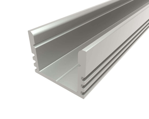 Профиль накладной алюминиевый LC-LP-1216-2 Anod - фото