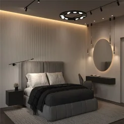 Подвесной светильник Fad 3000K 63Вт (Черный)