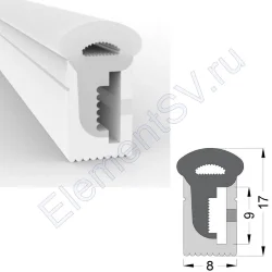 Cиликоновая оболочка T0817 S15 (8*17mm, pcb 8mm)