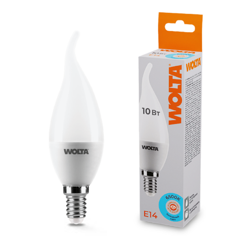 Светодиодная лампа WOLTA 25WCD10E14 10Вт 6500K E14 - фото 1.