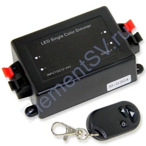 Диммер RF (12-24V, 96-192W, ПДУ-брелок) - фото.