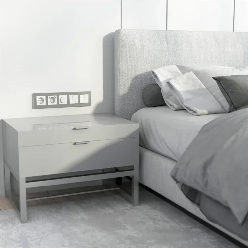 Рамка из металла на 5 постов AluMax алюминий W0053506 - фото 2