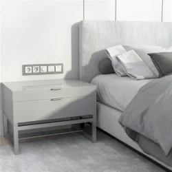 Рамка из металла на 5 постов AluMax алюминий W0053506