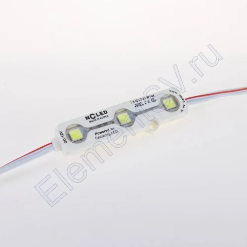 Светодиодный модуль NCLed Samsung 5730-3 MOD40 (1,5W, 12V, cool white) - фото.
