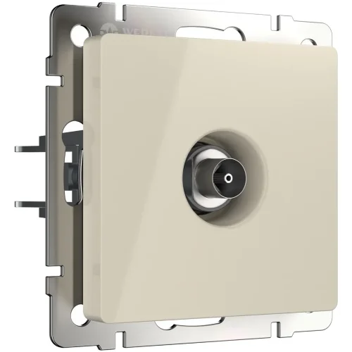 ТВ розетка оконечная  (слоновая кость) W1183003 - фото