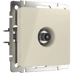 ТВ розетка оконечная  (слоновая кость) W1183003