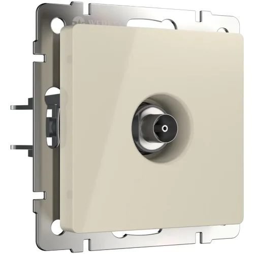 ТВ розетка оконечная  (слоновая кость) W1183003 - фото