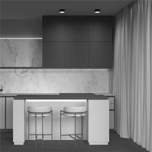 Потолочный светильник Зон / Zon 12 Вт 4000 К 120° (Черный) C032CL-L12B4K - фото 5