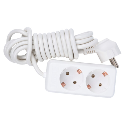 S-GCD2-3 Удлинитель Uniel серии Стандарт, с-з, 2 гн., шнур 3 м - фото 1