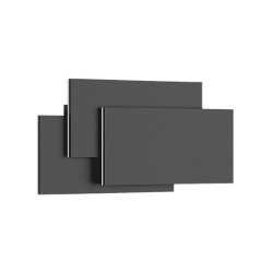 Светильник настенный GW черный, 3000K, GW-6809-12-BL-WW 003016