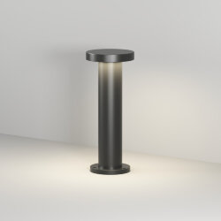 Ландшафтный светодиодный уличный светильник DRAMEN, IP65, 15 Вт, 3000К, черный, алюминий, Denkirs DK9704-BK