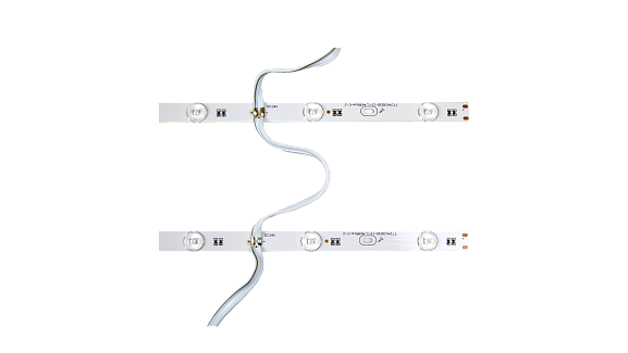 Линейка светодиодная  3030, 12 LED/м, 12,6 Вт/м, 24В , IP42, Цвет: Холодный белый, SWG-312-24-W. Фото 2