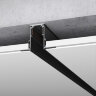 Шинопровод встраиваемый черный 1м Slim Magnetic - фото 1