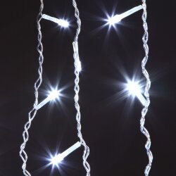 Новогодняя гирлянда бахрома белый 1,8*0,5м IP20 100-001 белый (044082)
