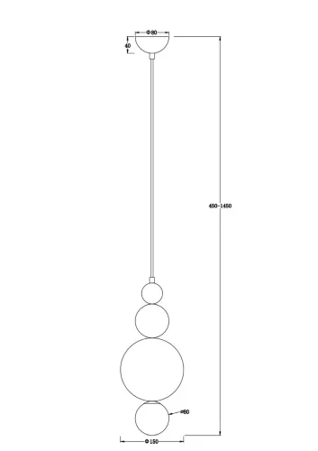 Подвесной светильник Freya FR5388PL-01CH (Белый) - фото 8