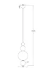 Подвесной светильник Жемчуг / Pearl (Белый) FR5388PL-01CH - фото 8