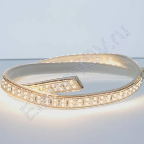 Светодиодная лента 220V 2835 208led warm white IP68 208B - фото.