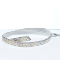 Светодиодная лента 220V 2835 208led warm white IP68 208B
