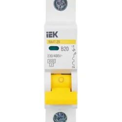 Выключатель автоматический модульный 1п B 20А 4.5кА ВА47-29 KARAT IEK MVA20-1-020-B