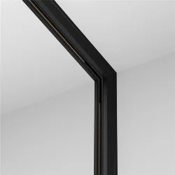 Коннектор угловой внутренний, накладной Levity (Черный)