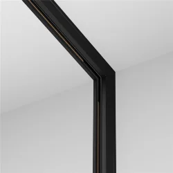 Коннектор угловой внутренний, накладной Levity (Черный) TRA184ICL-11B