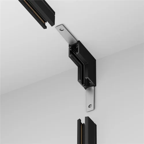 Коннектор угловой внутренний, накладной Levity (Черный) TRA184ICL-11B - фото 4