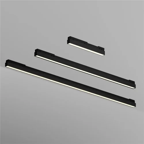 Уличный трековый светильник Базис / Basis Exility IP 3000К 12Вт 120° черный (Черный) O-TR02-1-S-12WB3K - фото 3