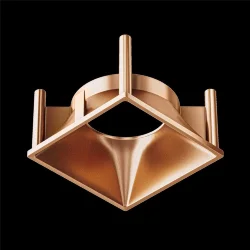 Декоративная рамка-отражатель для накладных светильников серии Alfa LED (Матовое Золото)